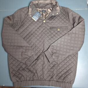Prairie oaks waterfowl quilted pullover